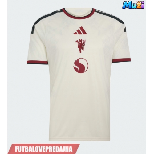 Lacne Muži Futbalové dres Manchester United Bruno Fernandes #8 2026-27 Krátky Rukáv - Tretina